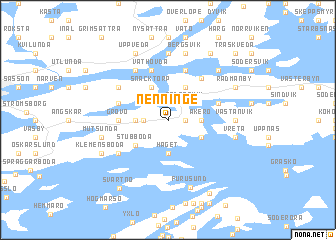 map of Nenninge