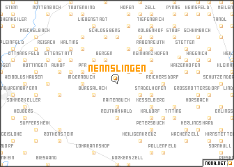 map of Nennslingen