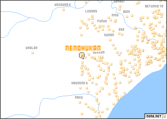 map of Nenohukan