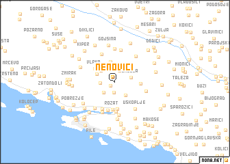 map of Nenovići