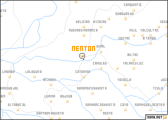 map of Nentón