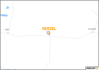 map of Nenzel