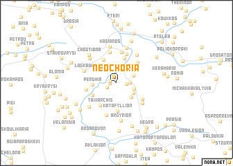 map of Neochória