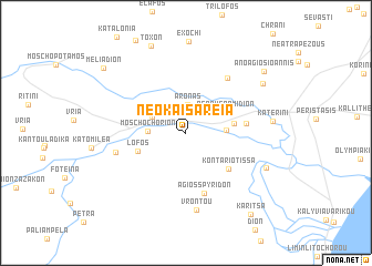 map of Neokaisáreia