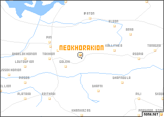 map of Neokhorákion