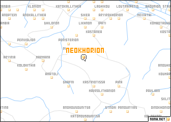 map of Neokhórion