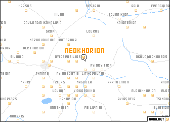 map of Neokhórion