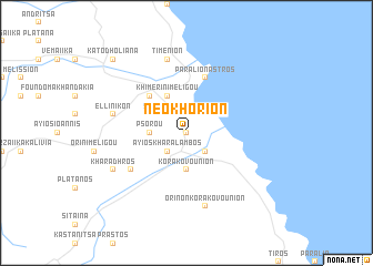 map of Neokhórion