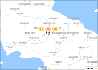 map of Neokhórion