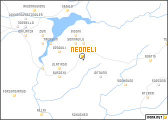 map of Neoneli