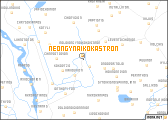 map of Néon Gynaikókastron