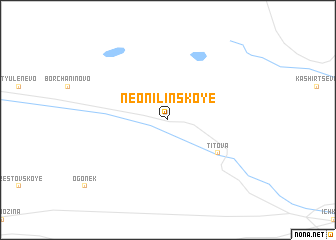 map of Neonilinskoye