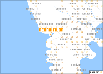 map of Néon Oítilon