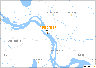 map of Neópolis