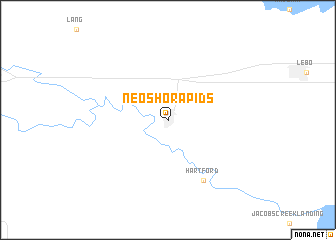 map of Neosho Rapids