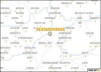 map of Néos Kávkasos