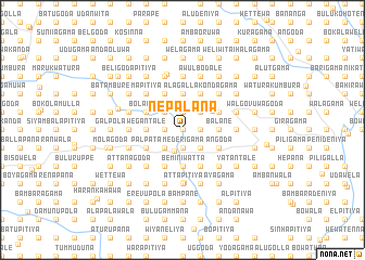 map of Nepalana