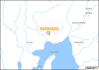 map of Nepanepa
