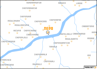 map of Nepa