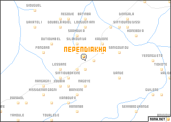 map of Népen Diakha