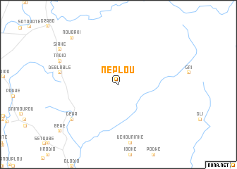 map of Néplou