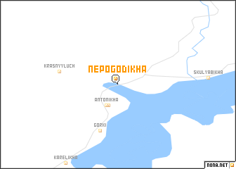 map of Nepogodikha