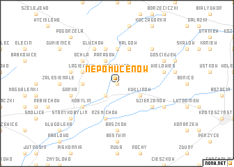 map of Nepomucenów