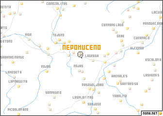 map of Nepomuceno