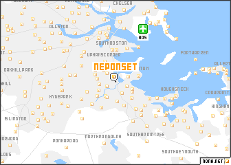 map of Neponset