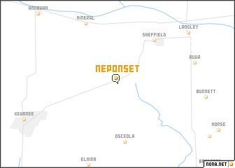 map of Neponset