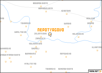 map of Nepotyagovo