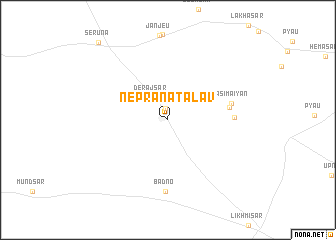 map of Neprāna Talāv
