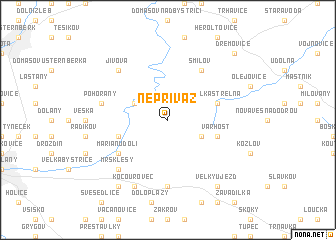 map of Nepřivaz