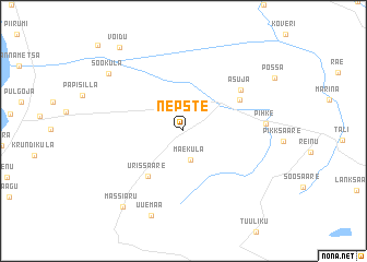 map of Nepste