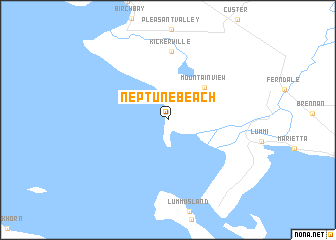 map of Neptune Beach