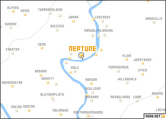 map of Neptune