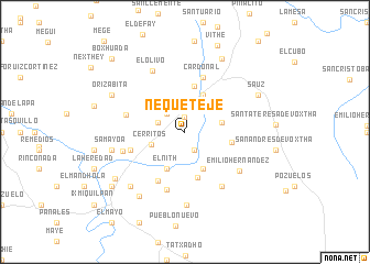 map of Nequetejé