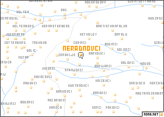 map of Neradnovci