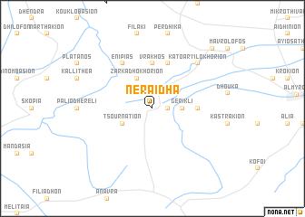 map of Neráïdha