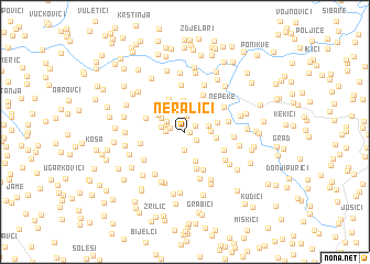map of Neralići