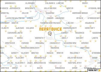 map of Neratovice