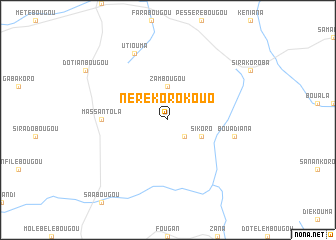 map of Nérékorokouo