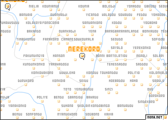 map of Nerekoro