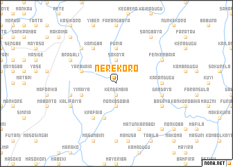 map of Nerekoro