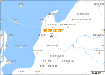 map of Nérékoro
