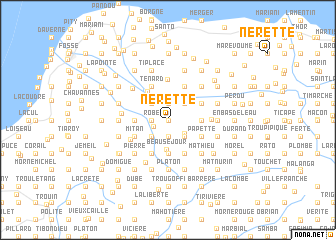 map of Nérette