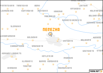 map of Nerezha