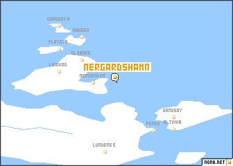 map of Nergårdshamn