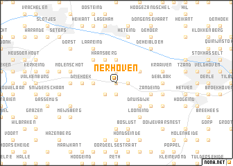 map of Nerhoven