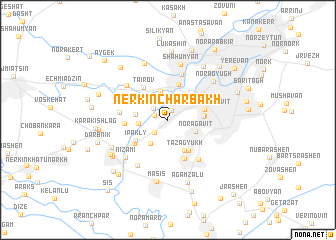 map of Nerkin Chʼarbakh